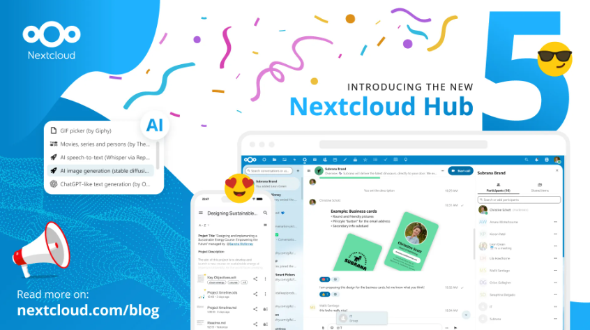 Nextcloud 27 (Nextcloud Hub 5): le novità