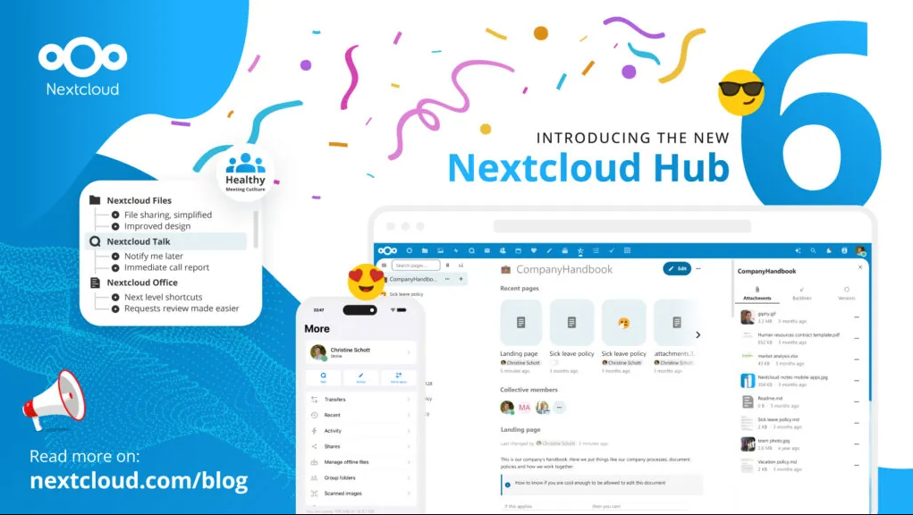 Nextcloud 27.1 (Nextcloud Hub 6): le novità